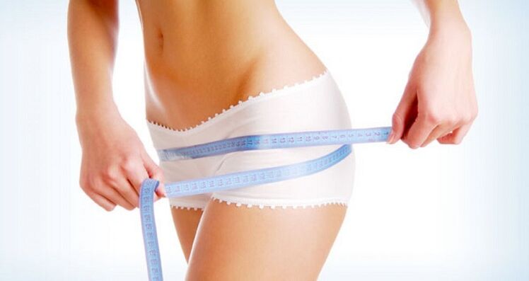 a csípő térfogatának mérése, miközben magát az étrendet követi