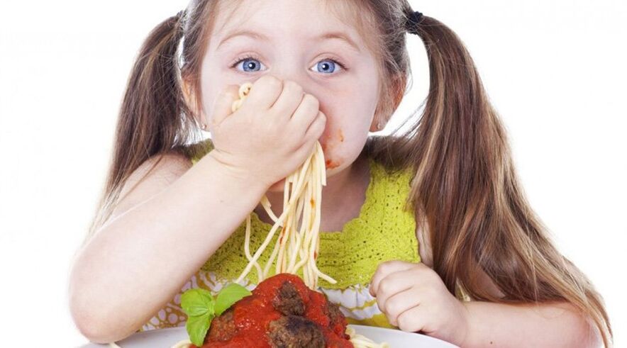 gluténmentes diétán lévő gyermek