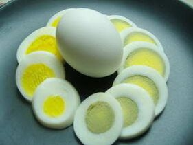 főtt tojás a fogyásért